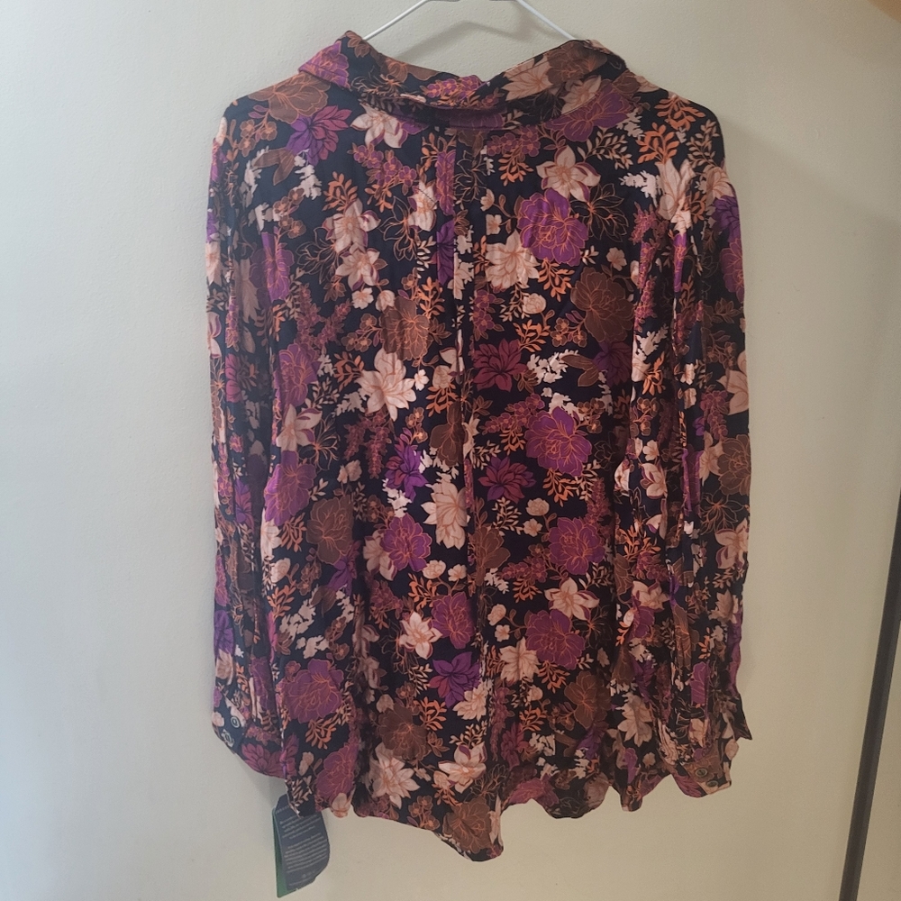 Democracy Blouse Size XL Nwt - Picture 3 of 3